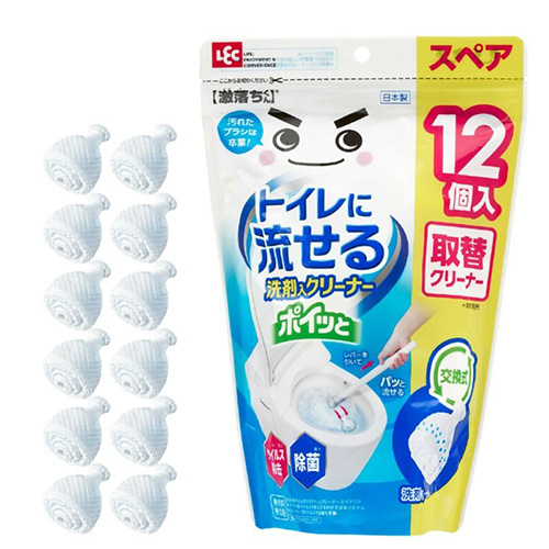 レック 激落ちくん 流せるポイッとトイレクリーナー スペア 12個