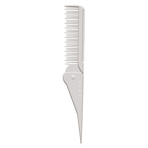 【新品・未使用】ケース付きヘアコーム/ナチュラルカーフスキン タン Captain Fawcett's Hair Comb with Leather Case キャプテンフォー