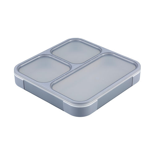 シービージャパン（CB JAPAN） 薄型弁当箱 抗菌フードマン800mL グレー