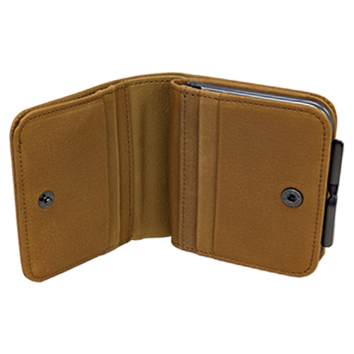 オーラマ がま口二つ折り財布 55487 キャメル｜【ハンズネットストア】