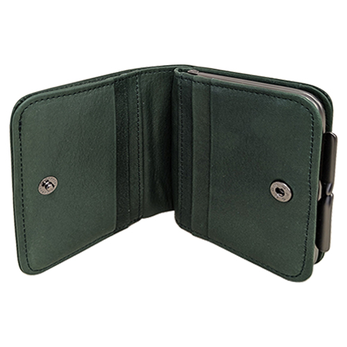 オーラマ がま口二つ折り財布 55487 グリーン｜【ハンズネットストア】