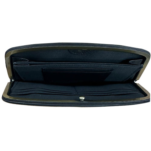 オーラマ（HORAMA） 天溝がま口 L ブラック｜【ハンズネットストア】