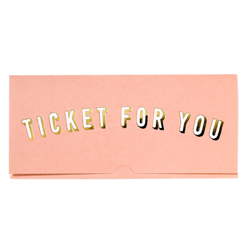 【クリックでお店のこの商品のページへ】いろは出版 チケットカード GTC-05 ピンク