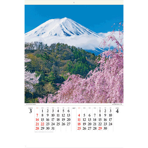 2027年版・壁掛】 全協 フィルム 富士山 SB-250｜【ハンズネットストア】