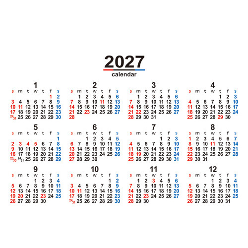 2027年版・壁掛卓上兼用】 全協 卓上カレンダー ビッグスケジュール NK