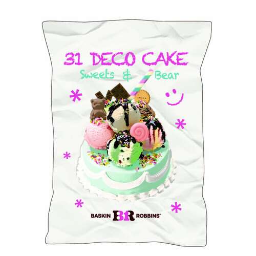 フロンティア サーティワンステッカー 31デコケーキ スイーツ＆ベア