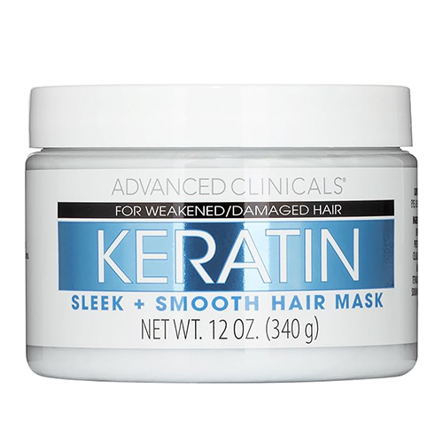 Kana！ヘアマスク48枚 アドバンスドクリニカルズ ケラチン スムージング ヘアマスク 340g