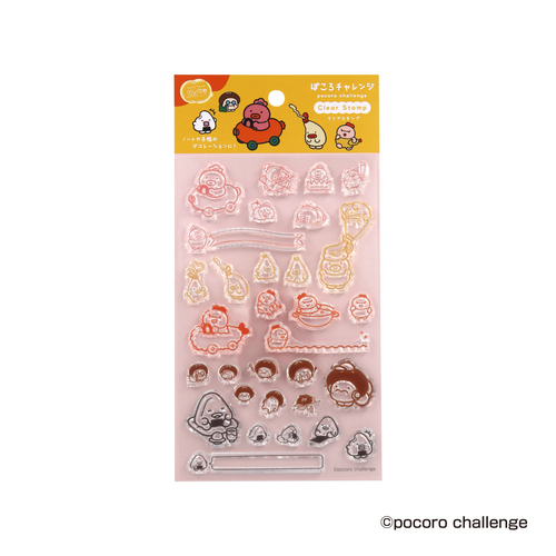 日本出版販売 クリアスタンプ IP905296 ぽころチャレンジ｜【ハンズ