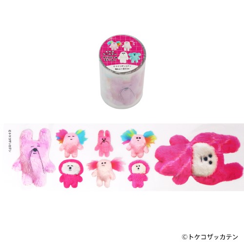 日本出版販売 クリアロールステッカー IP906514 トケコザッカテン