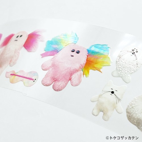 日本出版販売 クリアロールステッカー IP906514 トケコザッカテン