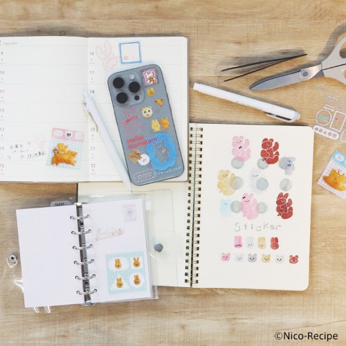 日本出版販売 クリアロールステッカー IP906521 Nico-Recipe｜【ハンズ