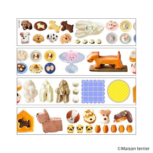 日本出版販売 クリアロールステッカー IP906576 Maisonterrier