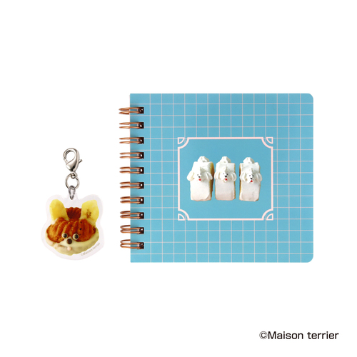 日本出版販売 チャーム付ミニノート IP909218 Maisonterrier｜【ハンズ