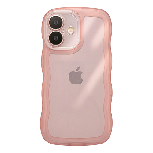 iPhone17】 ココケース（COCO case） クリアなくねくねケース ピンク