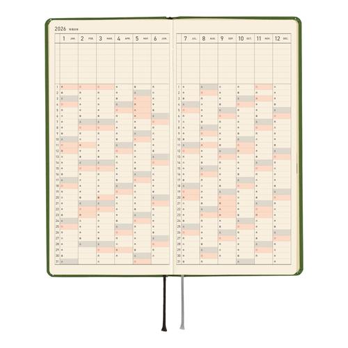 2026年1月始まり】 ほぼ日 weeks カラーズ B6スリム