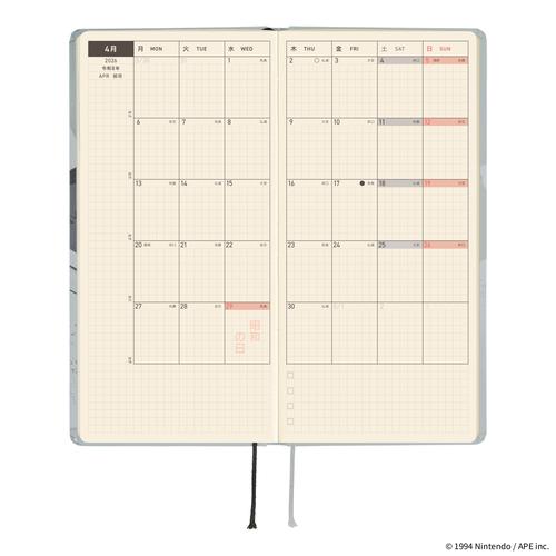 2026年1月始まり】 ほぼ日 weeks MOTHER B6スリム ウィークリーレフト