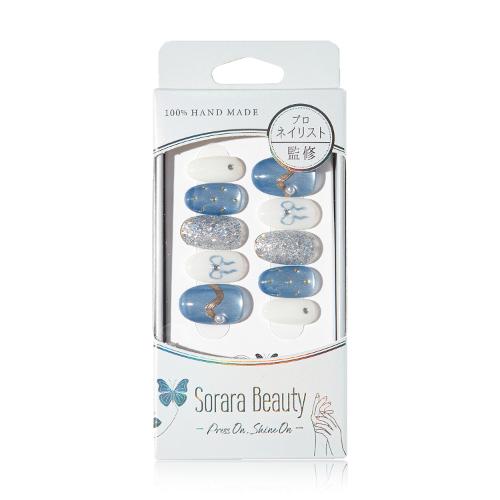 ソララビューティー（Sorara Beauty） ネイルチップ フロストリボン