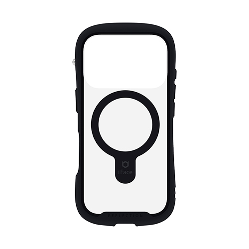 iPhone8／7】iFace Reflection 強化ガラスクリアケース ネイビー