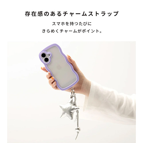 トキタム（tokitam） クッションチャームストラップ スター／シルバー