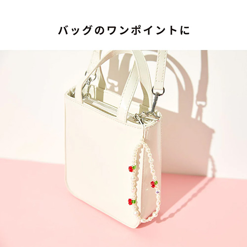 トキタム（tokitam） ビーズストラップ シルバースター／クリア