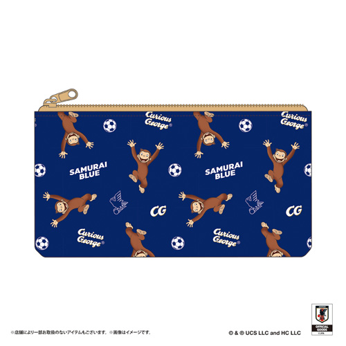 おさるのジョージ ペンケースポーチ サッカー日本代表ver.｜【ハンズ