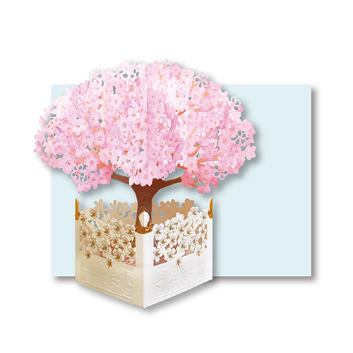 リーフワークカンパニー 桜ポップアップカード 桜の木 SP－008