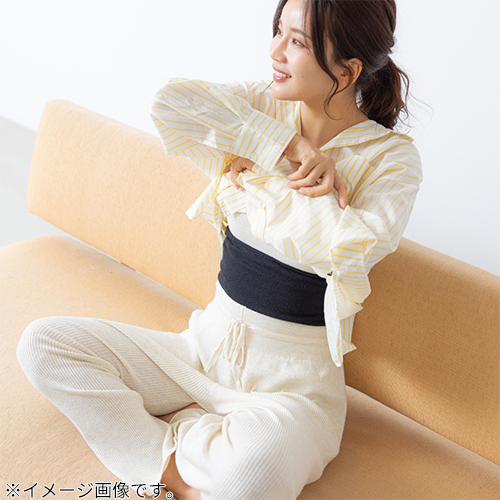 ミッシーリスト　シルク腹巻　ブラック　【店頭のみ商品】