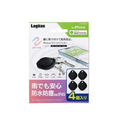 新品未開封　エレコム　スマートトラッカー　4個 エレコム（ELECOM） スマートトラッカー タグ型／iOS対応 4個入り <BR