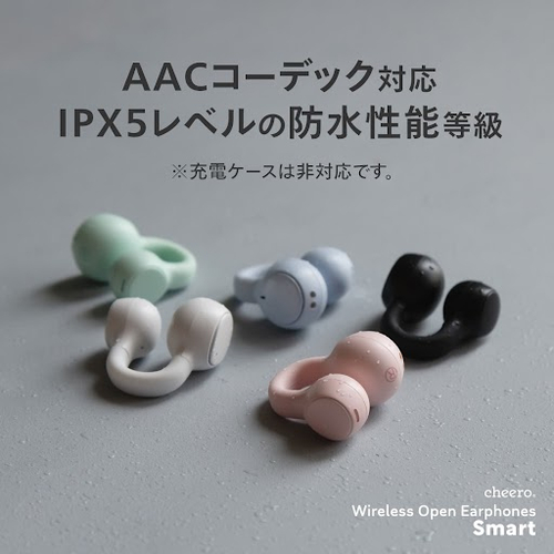 TWS SHOPEE kpopmerch 60枚 チーロ（cheero） オープンイヤホン Smart NEO ホワイト
