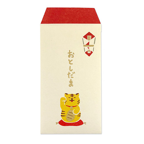 年賀用品 フロンティア ふわり 和紙ぽち袋 招きトラ Fwp のし 色紙 ポチ袋 東急ハンズネットストア