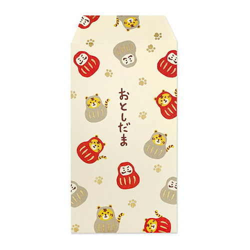 年賀用品 フロンティア ふわり 和紙ぽち袋 とらだるま Fwp のし 色紙 ポチ袋 東急ハンズネットストア