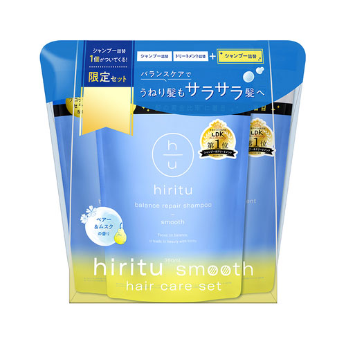 お買い得】ヒリツ（hiritu） バランスリペア スムース 詰め替え 3点