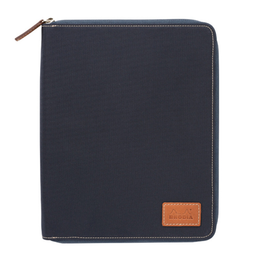 ロディア(RHODIA) ラウンドジップケース No.16 ネイビー