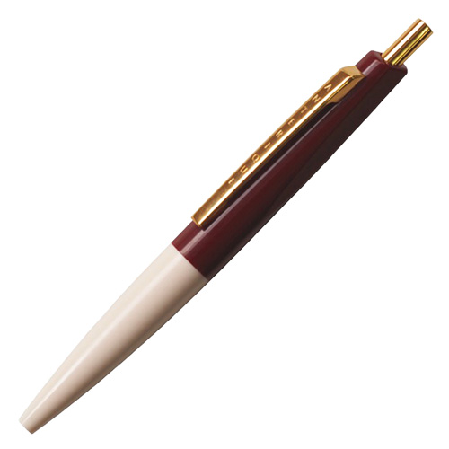 アンティークマジックボールペン　ANTIQUE MAGIC BALLPEN アンテリック（ANTERIQUE） ミニボールペン マルーン×ベージュ