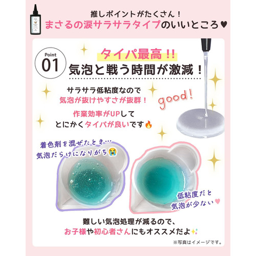 GreenOcean UV-LEDレジン液 まさるの涙 サラサラタイプ 70g｜【ハンズ