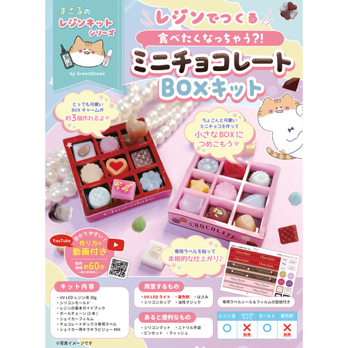 GreenOcean まさるのレジンキット ミニチョコレートBOXキット 【ハンズ