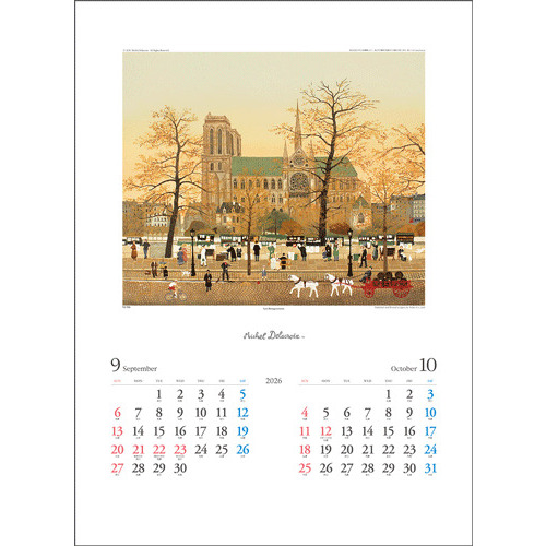 2026年版・壁掛】 全協 ミッシェル・ドラクロワ TD-30755｜【ハンズ