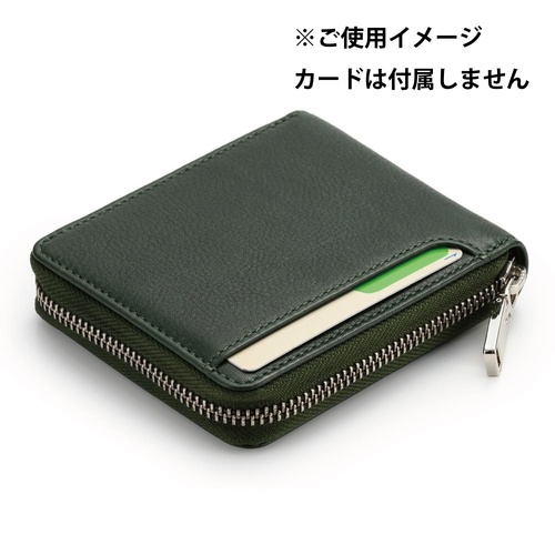 ミラグロ（MILAGRO） ミリングレザー ラウンドファスナー ショート