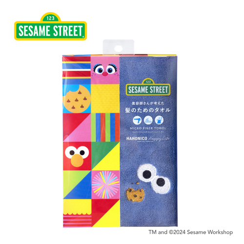 ハホニコ（HAHONICO） ヘアドライタオル クッキーモンスター