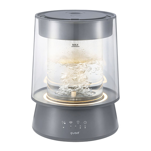 クワッズ（QUADS） ハイパワーガラススチーム加湿器 グラス（GLASS