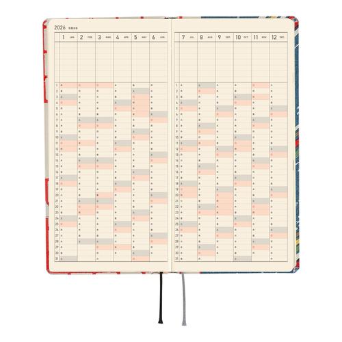 2026年4月始まり】 ほぼ日 weeks 芸艸堂 B6スリム ウィークリーレフト