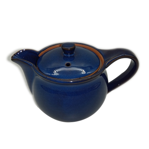美濃焼 丸ポット急須 050810 藍色｜【ハンズネットストア】