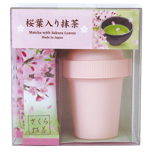 吉村 さくら抹茶セット 抹茶シェイカー×さくら抹茶スティック6包入