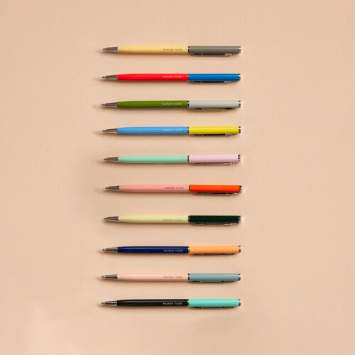 パピエティグル（PAPIER TIGRE） ボールペン 0.7mm Gray/Green
