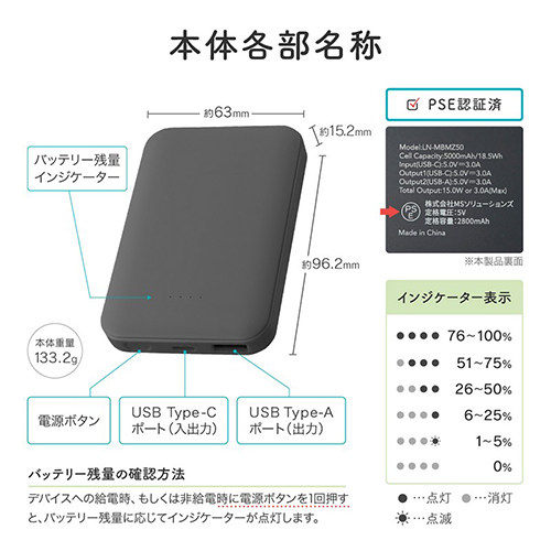 ルプラスネクスト（LEPLUS NEXT） 発火リスクを抑えたモバイル