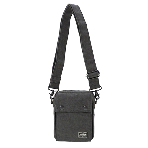 ポーター スモーキー ショルダーバッグ ブラック 縦型 A4収納可 PORTER PORTER ポーター SMOKY 縦型 吉田カバン ハンドバッグ ブラック SMOKY