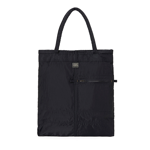 PORTER MILE ブラックトートバッグ 吉田カバン ポーター（PORTER） マイル（MILE） トートバッグ 754