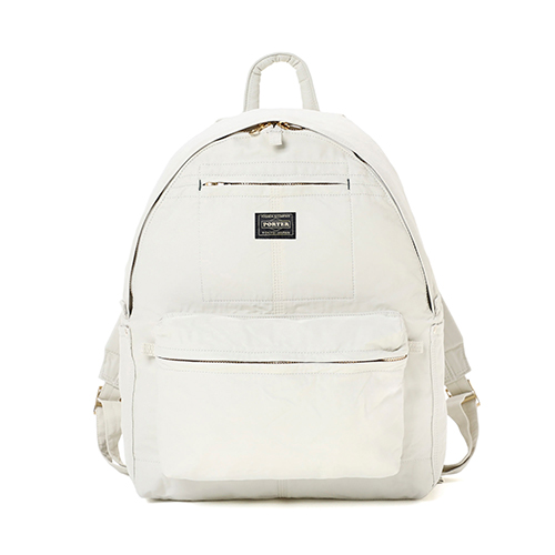 【未使用級】PORTER ポーター ホワイト ナイロン マイル　デイパック 吉田カバン ポーター（PORTER） マイル（MILE） デイパック 754−15112