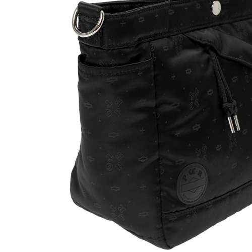 【未使用品✨】【POTR／ピーオーティーアール】 【モノグラム】トートバッグ POTR モノグラム トートバッグ 998-05481 （カラー：ブラック