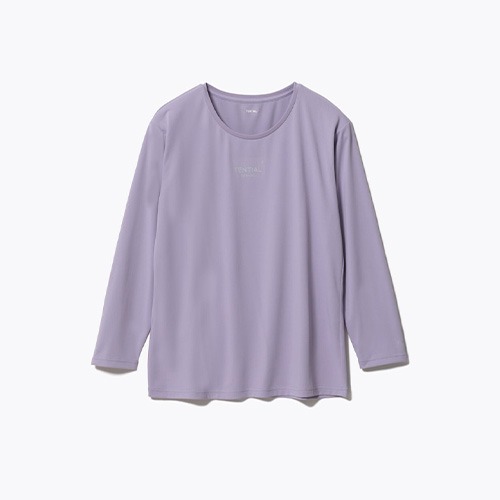 TENEIAL BAKUNE Dry Women's チュニック ラベンダー L テンシャル（TENTIAL） BAKUNE Dry Women's 長袖Tシャツ